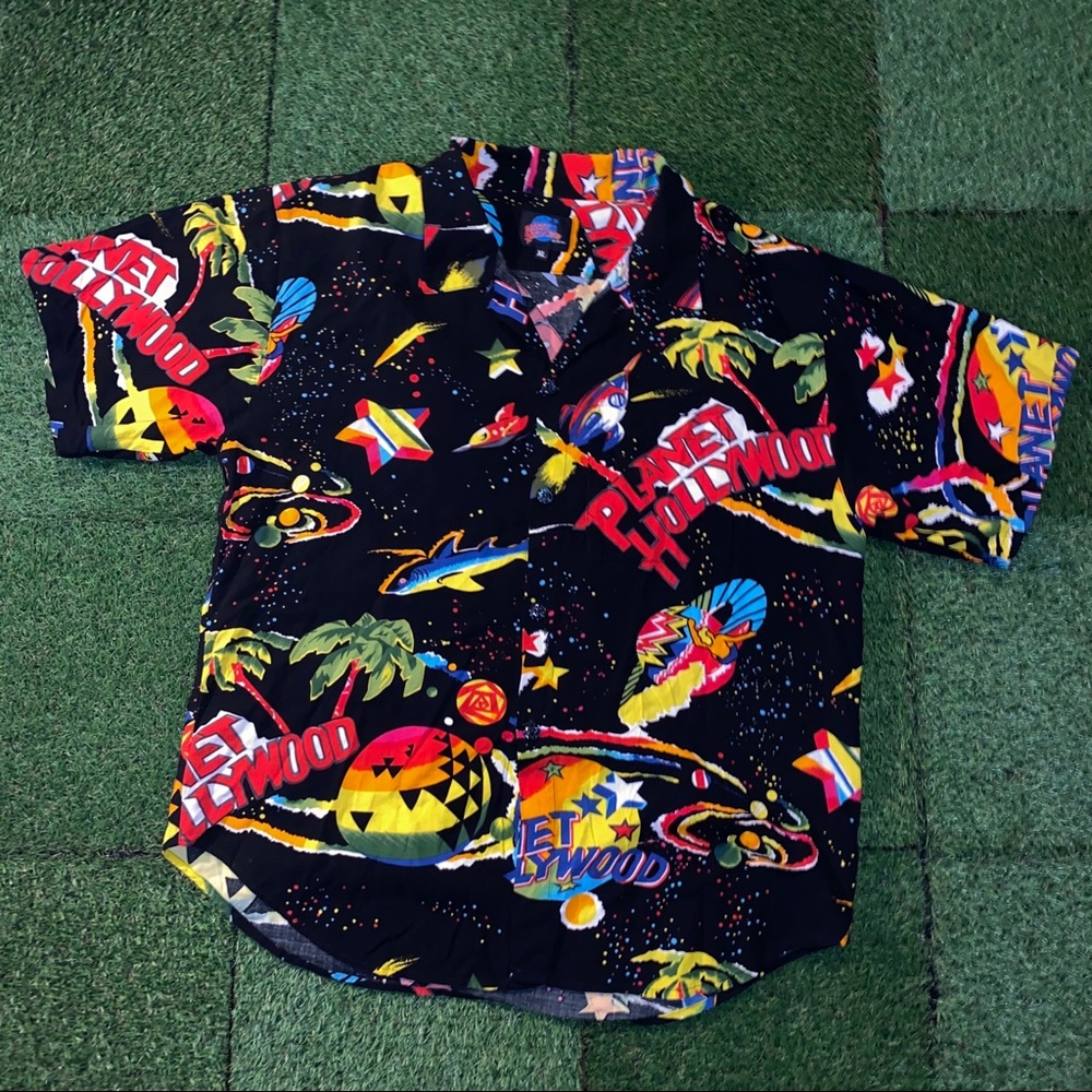 Vintage PLANET HOLLYWOOD Button-Up
